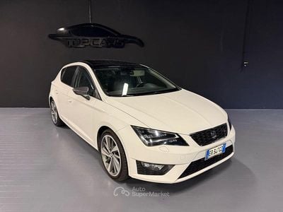Usata Seat Leon FR 122 CV (89 kW) 2013 Bianco Berlina