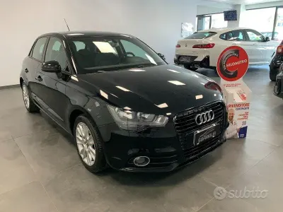 Usata Audi A1 Sportback Ambition 105 CV (77 kW) 2013 Nero Utilitaria