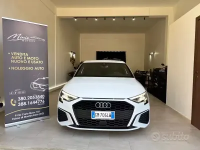 Usata Audi A3 S-Line 150 CV (110 kW) 2023 Bianco Berlina