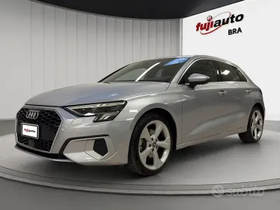 Usado Audi A3 Advanced 116 CV (85 kW) 2020 Gris Berlina