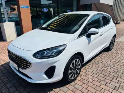 Usado Ford Fiesta Titanium 75 HP (55 kW) 2022 Branco Citadino