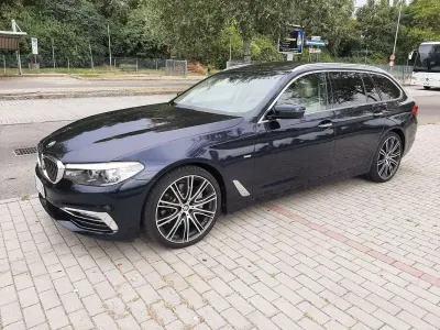 Begagnad BMW 530 Luxury Line 265 HK (194 kW) 2018 Blå Kombi