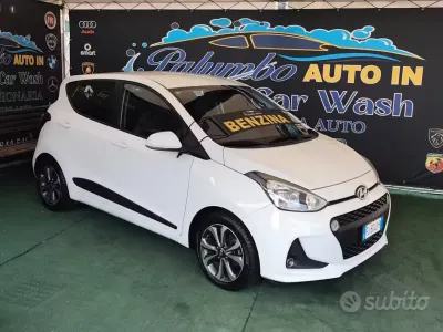 Usata Hyundai i10 Style 66 CV (48 kW) 2017 Bianco Utilitaria