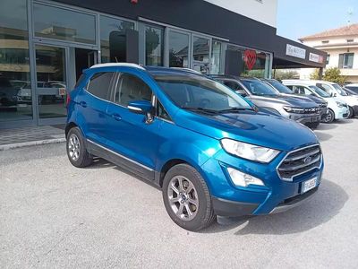 Usata Ford Ecosport Titanium 100 CV (73 kW) 2019 Blu SUV