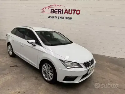 Usata Seat Leon 150 CV (110 kW) 2018 Bianco Station wagon