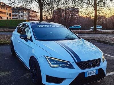 Usata Seat Leon FR 184 CV (135 kW) 2016 Bianco Berlina