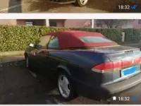 Usata Saab 900 Cabriolet 126 CV (92 kW) 1994 Bluazzurro Cabrio