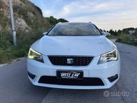 Usata Seat Leon ST Business 105 CV (77 kW) 2015 Bianco Station wagon