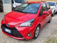 Usata Toyota Yaris Hybrid Style 73 CV (53 kW) 2019 Rosso Berlina
