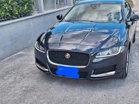 Usata Jaguar XF Prestige 180 CV (132 kW) 2018 Blu Berlina