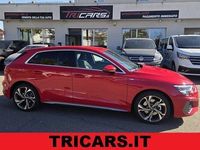 Usata Audi A3 S-Line 150 CV (110 kW) 2021 Rosso Berlina