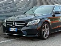 Usata Mercedes C220 Avantgarde 170 CV (125 kW) 2017 Nero Station wagon