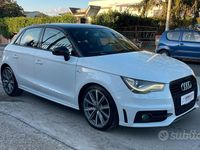 Usata Audi A1 S-Line 90 CV (66 kW) 2014 Bianco Utilitaria