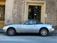 Usata Mazda MX5 90 CV (66 kW) 1996 Argento Cabrio