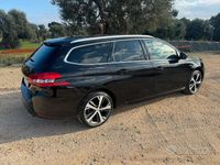 Usata Peugeot 308 SW GT-line 130 CV (95 kW) 2018 Nero Station wagon