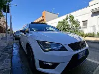 Usata Seat Leon SC FR 122 CV (89 kW) 2013 Bianco Utilitaria