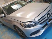 Usata Mercedes C220 Exclusive 170 CV (125 kW) 2016 Argento Berlina