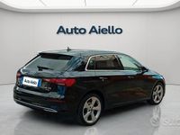 Usata Audi A3 Advanced 150 CV (110 kW) 2021 Nero Berlina