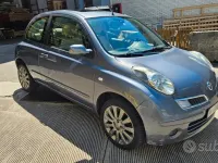 Usata Nissan Micra Acenta 80 CV (58 kW) 2008 Grigio Berlina