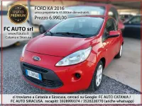 Usata Ford Ka Plus 69 CV (50 kW) 2016 Rosso Utilitaria