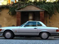 Usata Mercedes SL300 188 CV (138 kW) 1987 Argento Cabrio