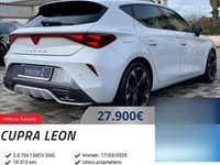 Usata Cupra Leon 150 CV (110 kW) 2025 Bianco Berlina