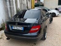 Usata Mercedes C200 Elegance 136 CV (100 kW) 2012 Nero Berlina