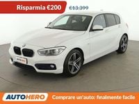 Usata BMW 116 Sport Line 110 CV (80 kW) 2015 Bianco Utilitaria