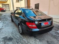 Usata Mercedes C200 136 CV (100 kW) 2013 Nero Berlina
