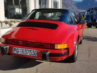 Usata Porsche 911 204 CV (150 kW) 1982 Rosso Cabrio
