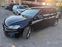 Usata VW Golf VII R-line 115 CV (84 kW) 2018 Nero Berlina