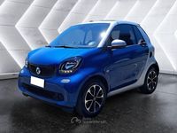 Begagnad Smart ForTwo Cabrio Passion 71 HK (52 kW) 2016 Blå Cab