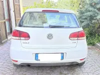 Usata VW Golf VI 102 CV (75 kW) 2010 Bianco Utilitaria