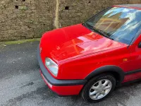 Usata VW Golf Cabriolet 101 CV (74 kW) 1995 Rosso Cabrio
