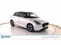 Usata Suzuki Swift 83 CV (61 kW) 2024 Bianco tetto nero Utilitaria