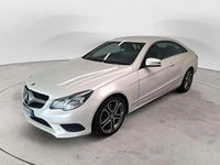 Usata Mercedes E350 252 CV (185 kW) 2013 Bianco Coupé