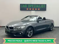 Usata BMW 420 Sport Line 184 CV (135 kW) 2015 Grigio Cabrio