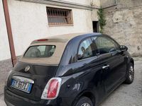 Usata Fiat 500C Lounge 75 CV (55 kW) 2010 Nero Cabrio