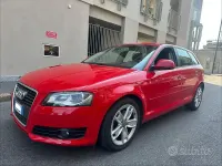 Usata Audi A3 Ambition 170 CV (125 kW) 2010 Rosso Utilitaria