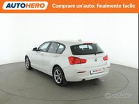 Usata BMW 116 Advantage 116 CV (85 kW) 2017 Bianco Utilitaria