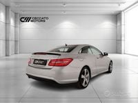 Usata Mercedes E220 Avantgarde 170 CV (125 kW) 2013 Argento Coupé