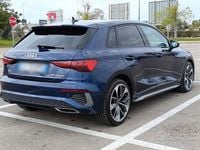 Usata Audi A3 Sportback g-tron S-Line 131 CV (96 kW) 2022 Blu Utilitaria