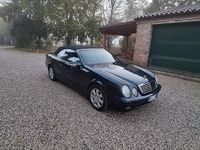 Usata Mercedes CLK200 136 CV (100 kW) 2000 Blu Cabrio