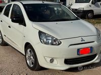 Usata Mitsubishi Space Star 69 CV (50 kW) 2014 Bianco Monovolume