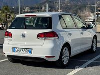 Usata VW Golf VI 80 CV (58 kW) 2010 Bianco Utilitaria