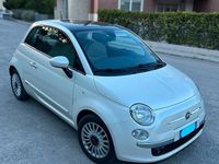 Usata Fiat 500 Lounge 69 CV (50 kW) 2011 Bianco Utilitaria
