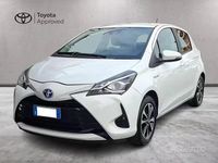 Usata Toyota Yaris Hybrid Active 101 CV (74 kW) 2017 Bianco Berlina