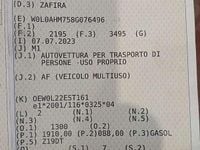 Usata Opel Zafira Cosmo 120 CV (88 kW) 2008 Oro Monovolume