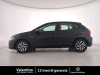 Usata VW Polo Life 95 CV (69 kW) 2022 Nero Berlina