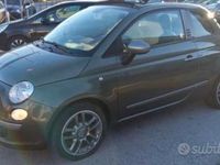 Usata Fiat 500C 95 CV (69 kW) 2010 Verde Cabrio